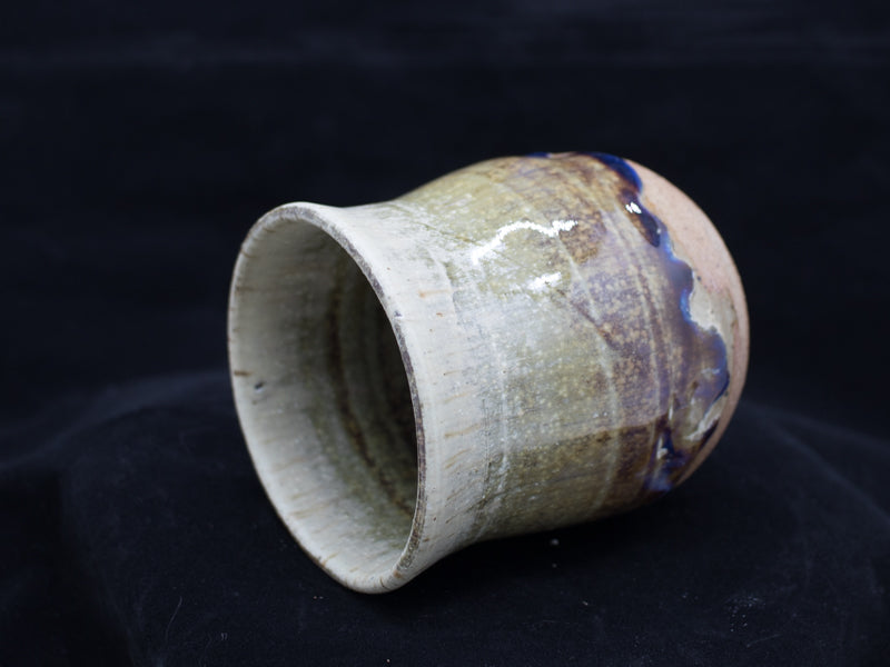 Tumbler with purple accents