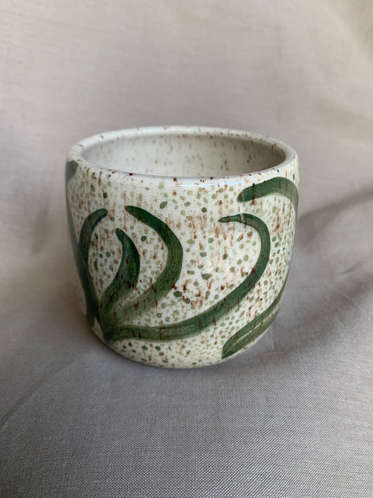 Green Illustrated Cup