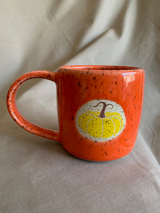 Small Orange Pumpkin Mug