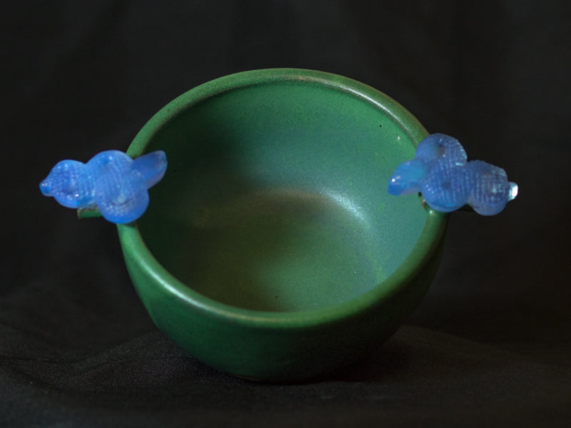 Azure Blue Serpent Ritual Bowl