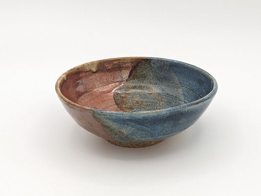 Blue brown bowl