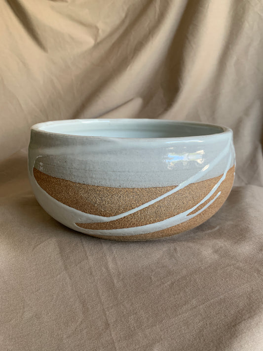 Large White Bowl