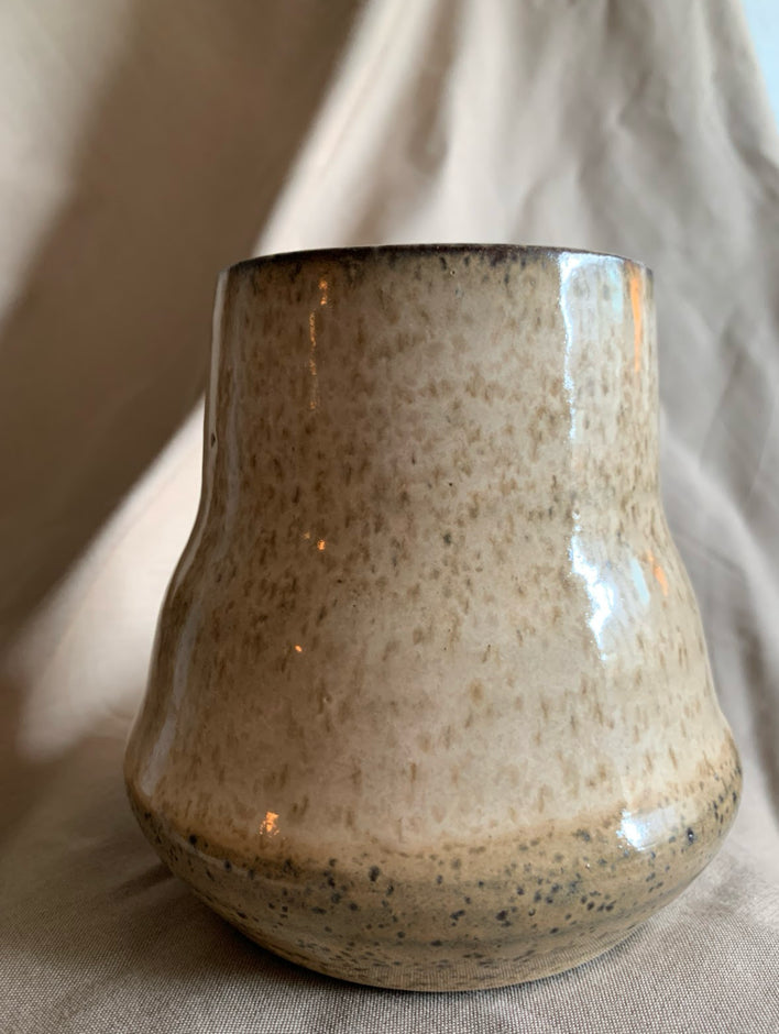 Brown Cream Vase