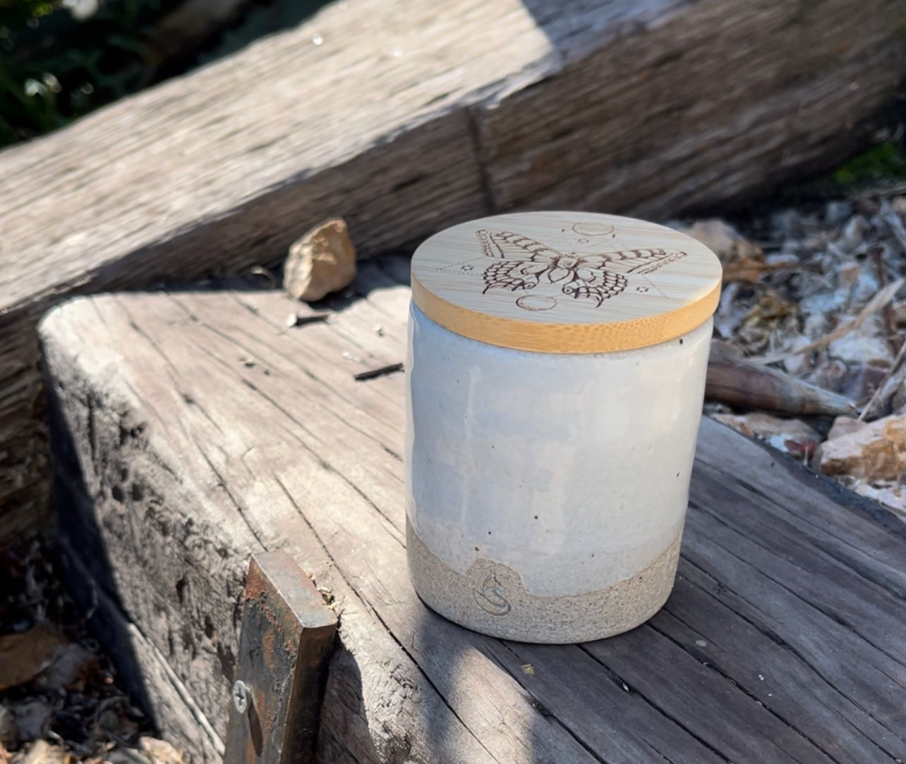 Mystical Bamboo Lid Jar