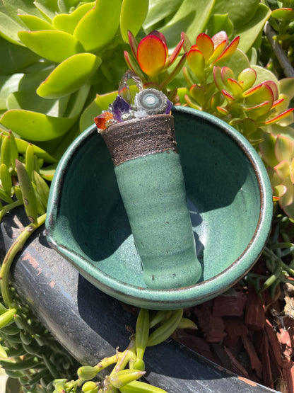 Mystic Green Mortar & Pestle