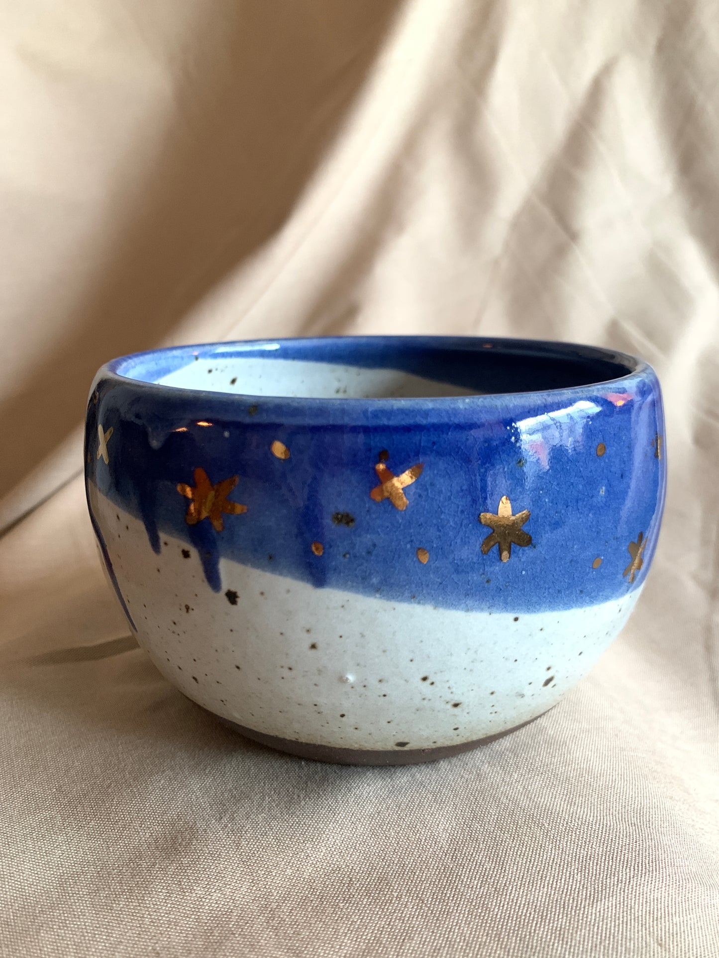 Blue-White Starry Planter