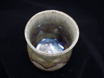 Tumbler with purple accents