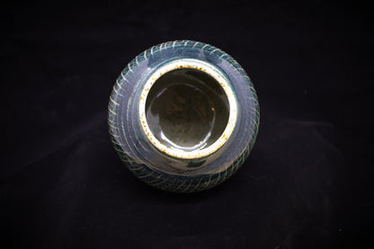 Crackle Blues Vase