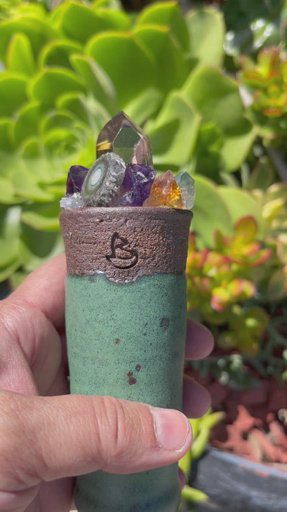 Mystic Green Mortar & Pestle