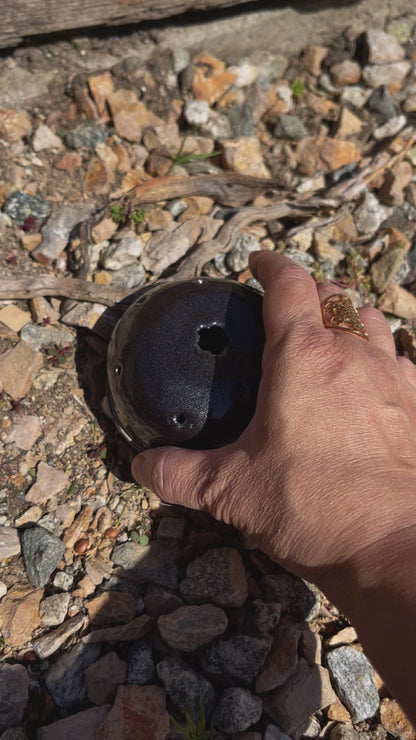 Black Sakura Incense Dome